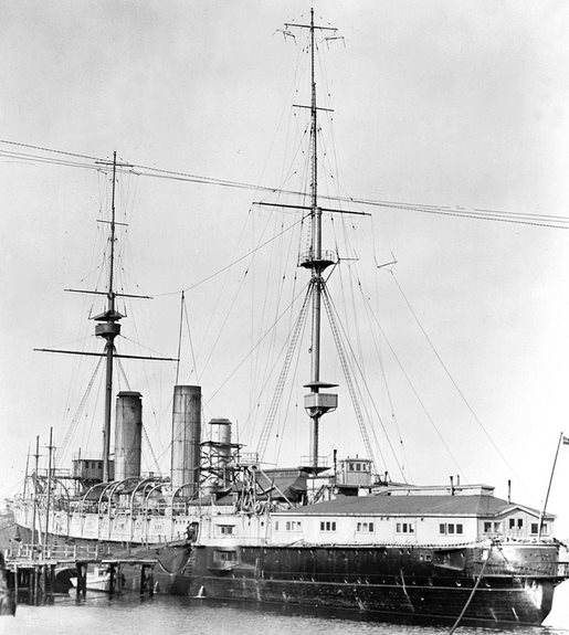 HMCS Niobe in Halifax after conversion to Depot Ship Source: ReadyAyeReady.com